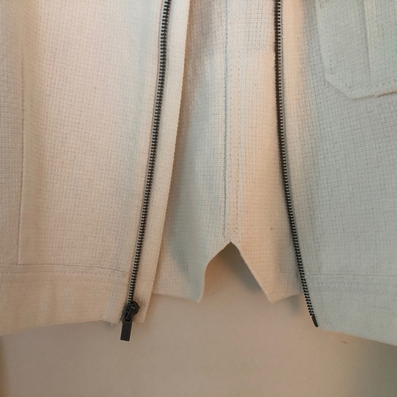 White cropped military jacket - Picture 3 of 4